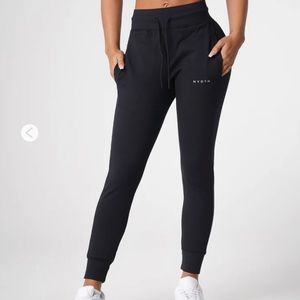 NVGTN Jet Black Joggers